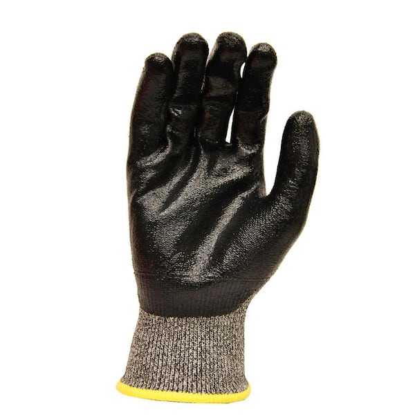 G & F Products CutShield Large Grey NitrileTech Cut Slash Puncture Resistant Gloves