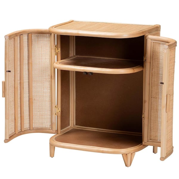 bali & pari Yanka Natural Rattan Storage Cabinet 244-13646-HD