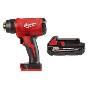 M18 18-Volt Lithium-Ion Cordless Compact Heat Gun with (1) 2Ah Battery