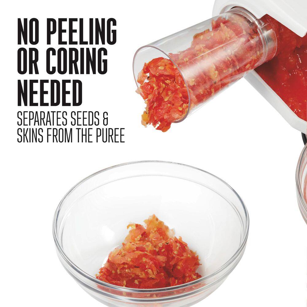 Stainless Steel Tomato Press with Food Strainer and Clamp