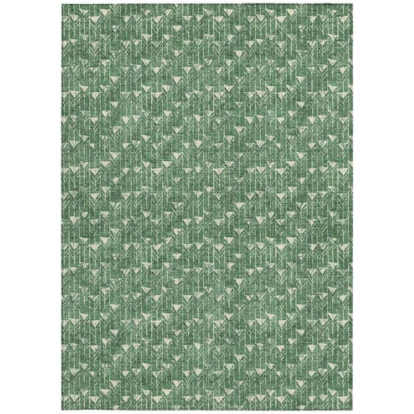 Sage 3 ft. x 5 ft. Geometric Indoor / Outdoor Area Rug