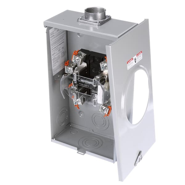 Siemens 200 Amp 4 Jaw Ringless Overhead Feed Meter Socket