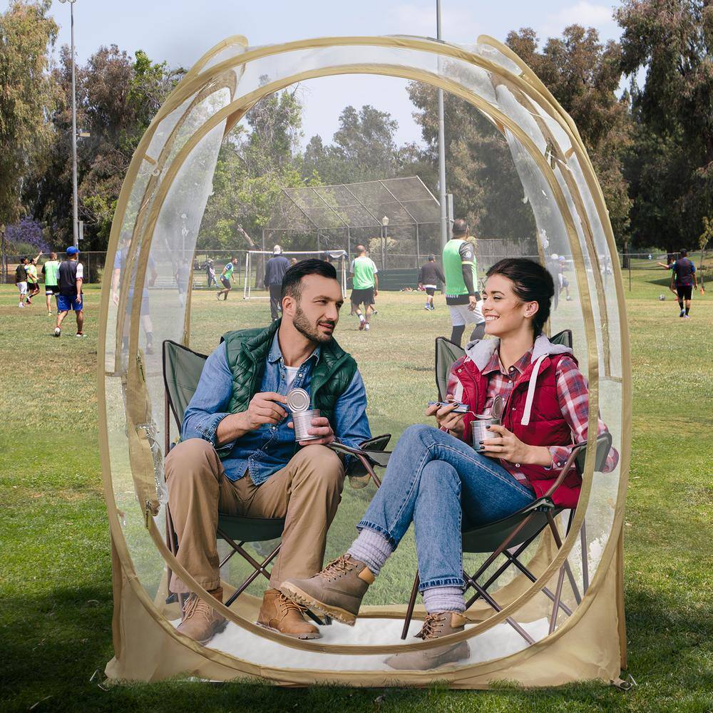 Alvantor 2-Person Pop-Up Bubble Tent with Hooks