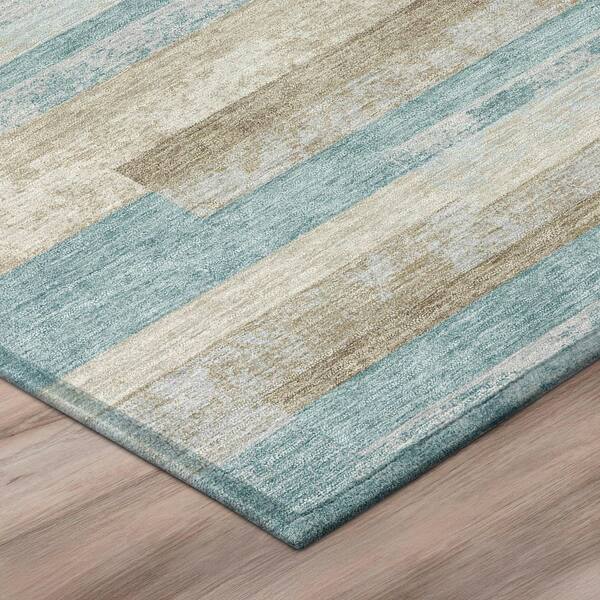 Chantille Machine Washable Indoor/Outdoor Abstract ACN3166 Linen 2 ft. x 3 ft. Accent Rug