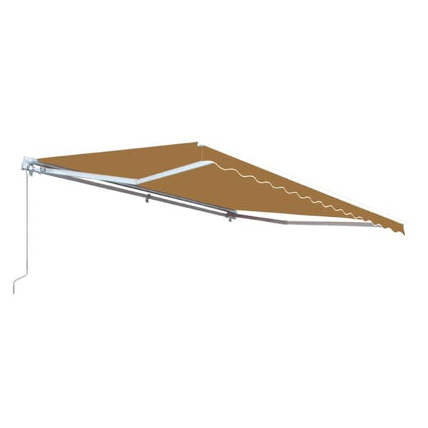 ALEKO 10 ft. Motorized Retractable Awning (96 in. Projection) in Sand