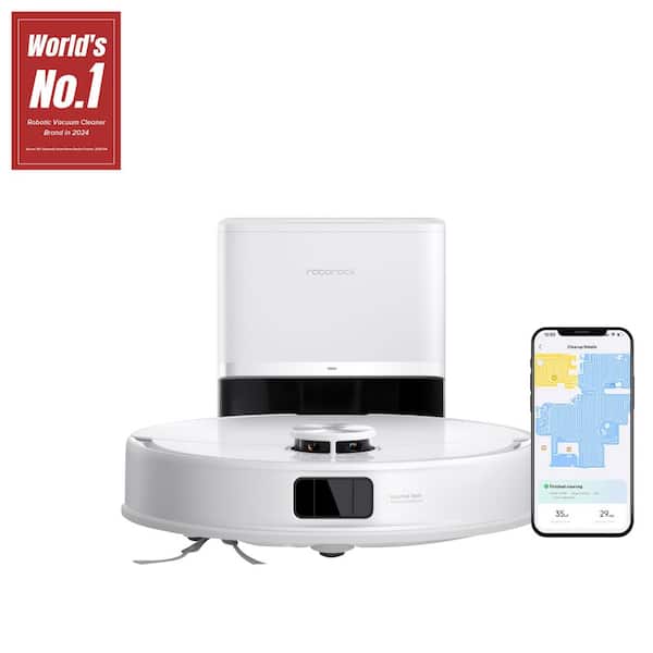 Q10 VFS+ 13. 9 in. Robotic Vacuum and Mop with Smart Navigation Auto Lifting Mop Multi-Surface in White