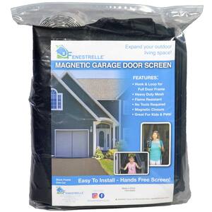 8 ft. x 7 ft. Single Car Roll Up Garage Door Screen with Magnetic Closure