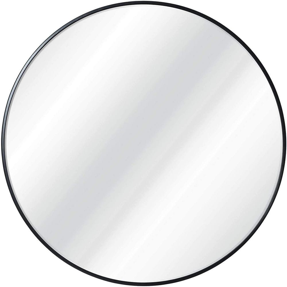 30 in. W x 30 in. H Small Round Framed Wall High Quality Bathroom Vanity Mi
