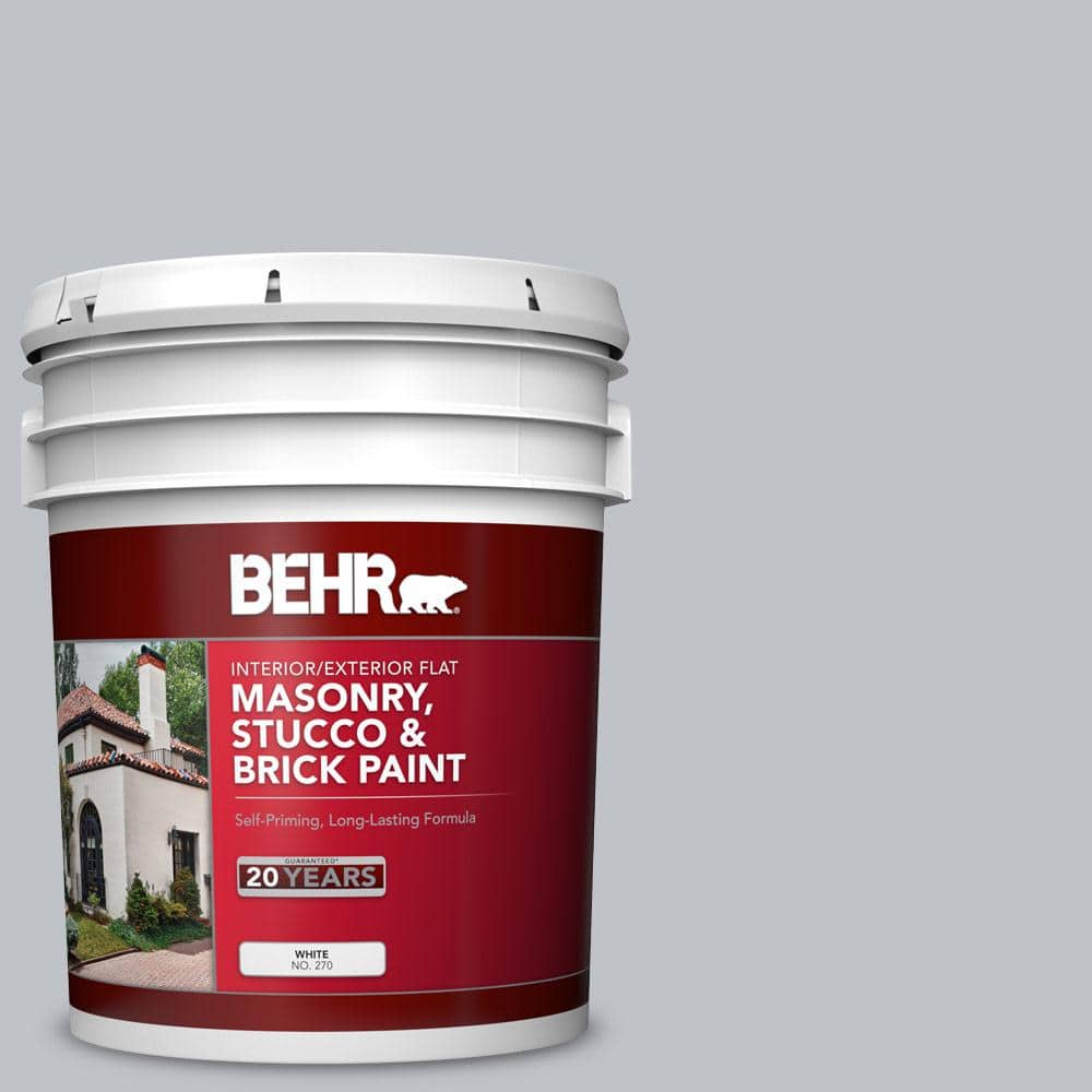 5 gal. #N510-2 Galactic Tint Flat Interior/Exterior Masonry, Stucco and Bri