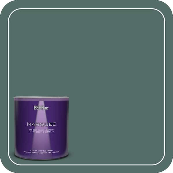 BEHR MARQUEE 1 qt. #MQ6-39 Chelsea Garden One-Coat Hide Eggshell Enamel Interior Paint & Primer