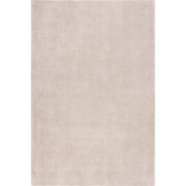 Arrel Speckled Wool-Blend Dove Grey 9 ft. x 12 ft. Indoor/Outdoor Patio Rug