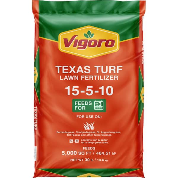 Vigoro Texas Turf 15-5-10 Lawn Fertilizer 30 lb.