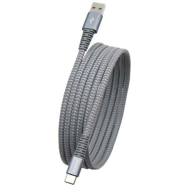 inCharge 6 Cable de carga corto USB-C - Gris oscuro