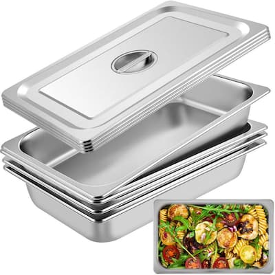 Stainless Steel Roasting Pan with Rack MW3553 - The Home Depot