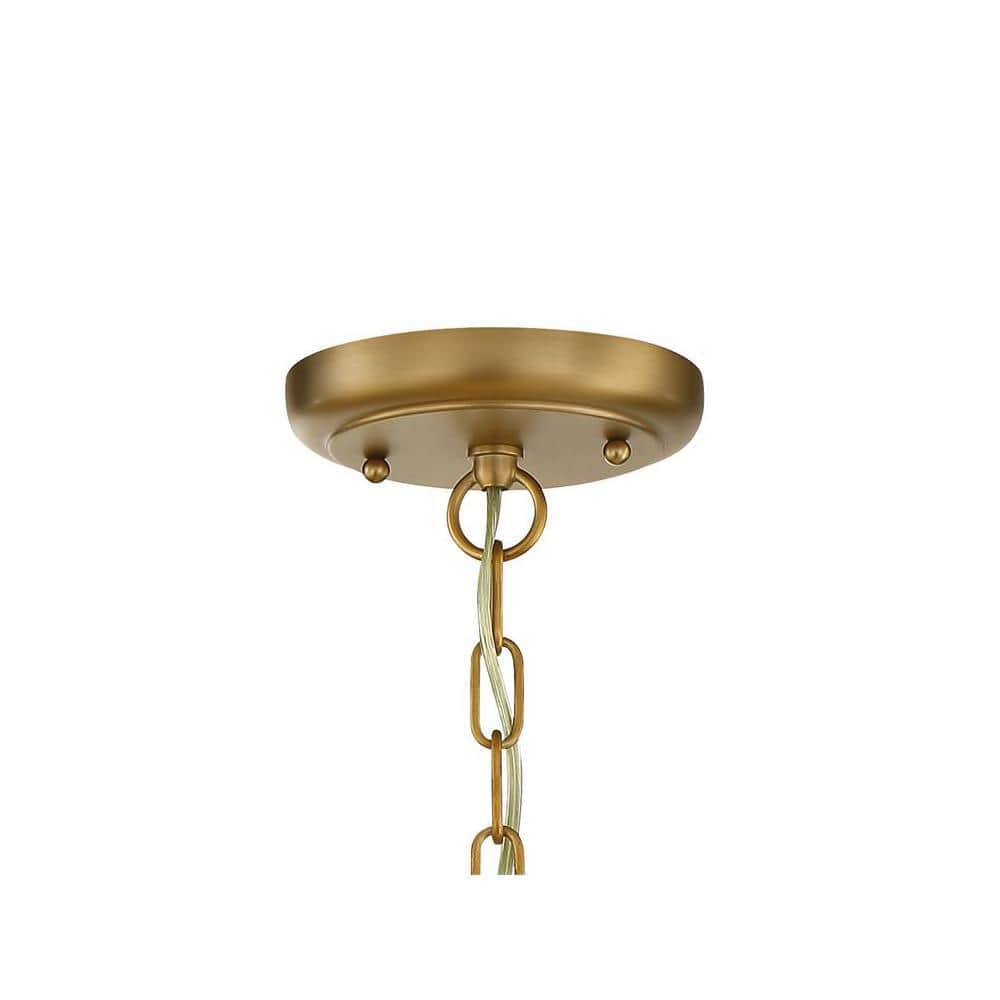 Vibrant Gold Mini Crystal Chandelier with Clear Drops