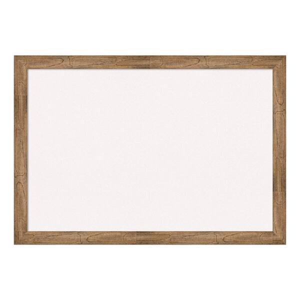 Amanti Art Owl Brown Narrow Framed White Cork Memo Board