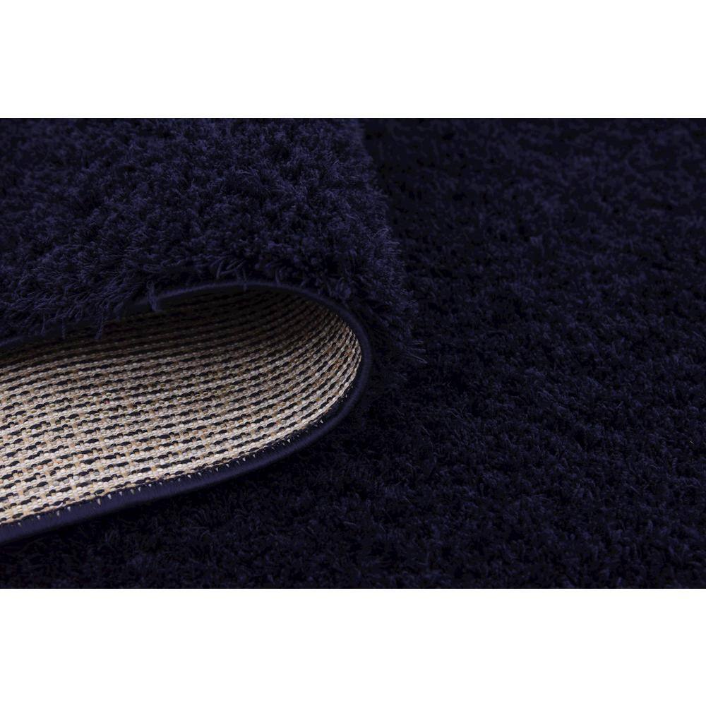 Midnight Blue Rectangular 8' x 10' Shag Rug for Kids