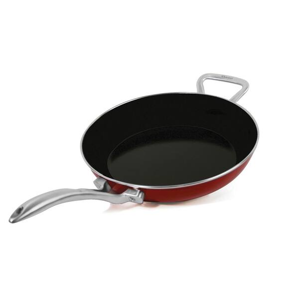 Chantal Copper Fusion 10 in. Fry Pan in Chili Red