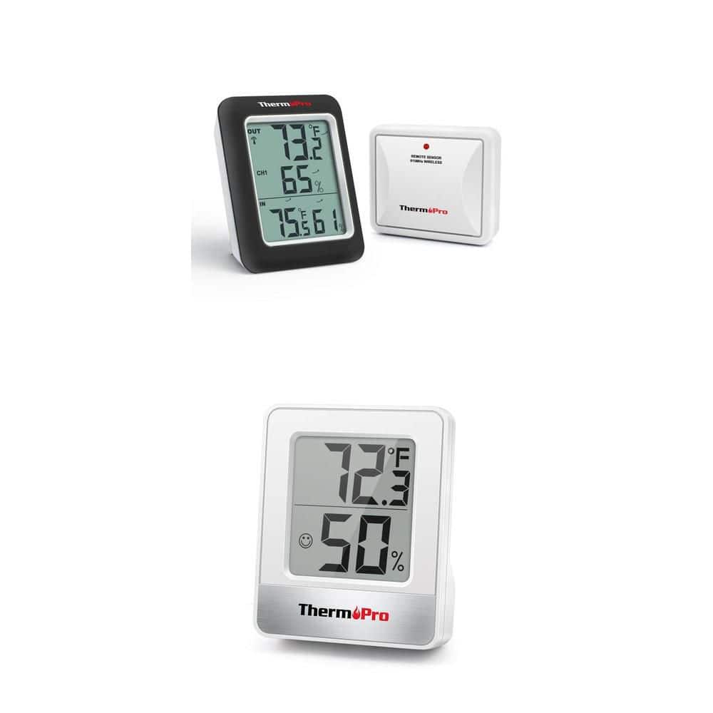 Digitales Thermo-Hygrometer ETP110 – Temperatur, Luftfeuchtigkeit & Taupunkt Mit Alarm, Für Zuhause, Büro & Labor