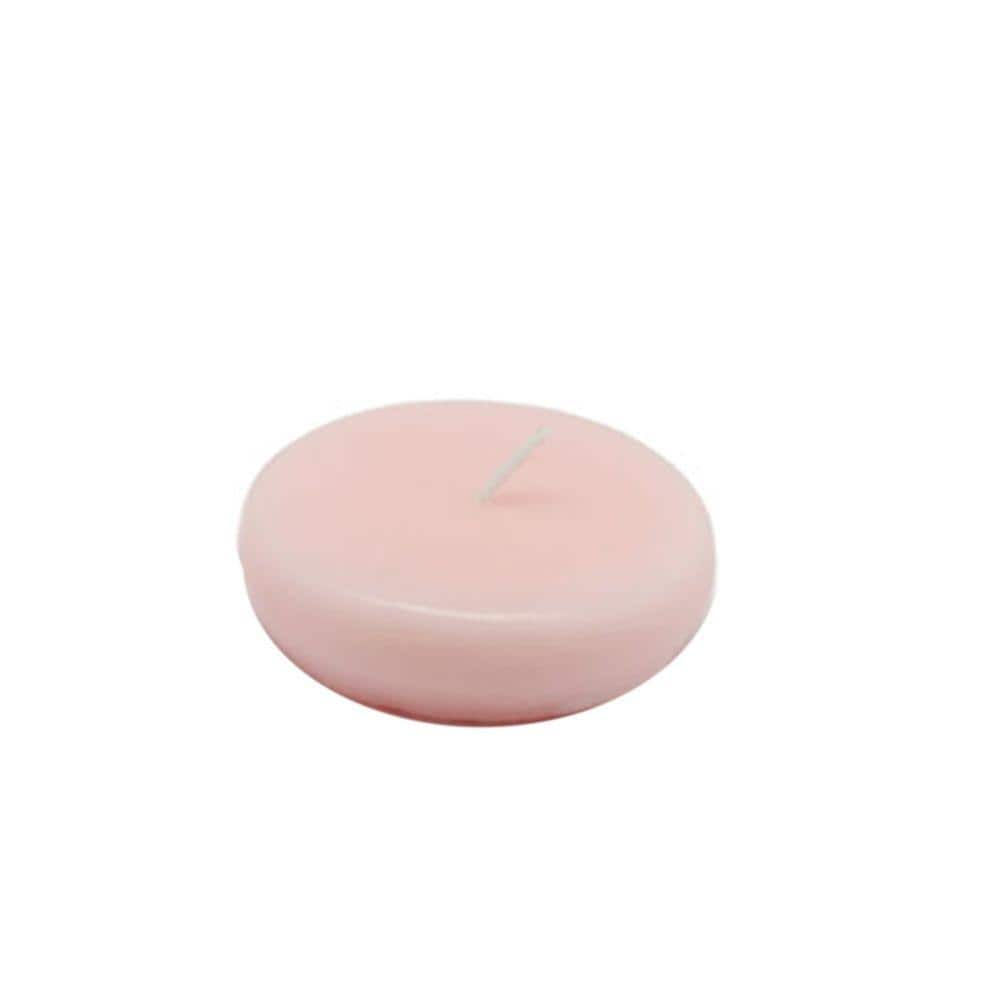 UPC 858620002979 product image for Zest Candle 2.25 in. Light Rose Floating Candles (Box of 24) | upcitemdb.com