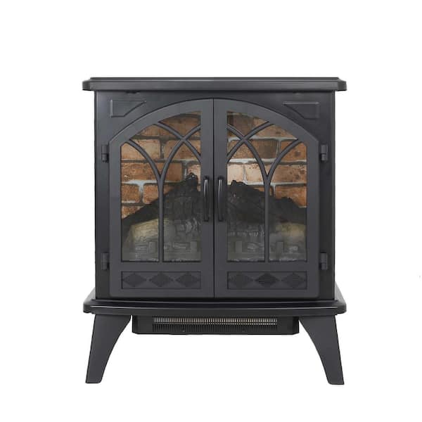 12 inch Freestanding Electric Infrared Quartz Fireplace Stove with remote control