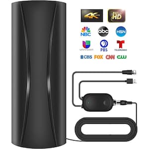 1000 Mile Long Range Reception Amplified UHF and 4K 1080P Digital Indoor/Outdoor HD TV Antenna with Signal Booster