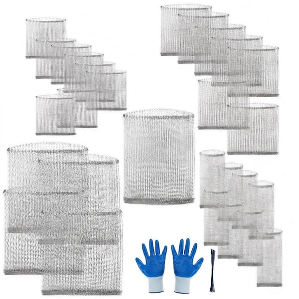 Outdoor Gopher Mole Vole Wire Basket Root Barrier for Garden and Yard (28-Pack)