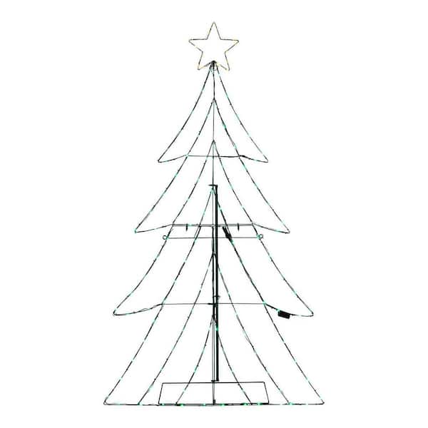 Home Accents Holiday 5.5 ft Silhouette Christmas Tree Holiday Yard Decoration