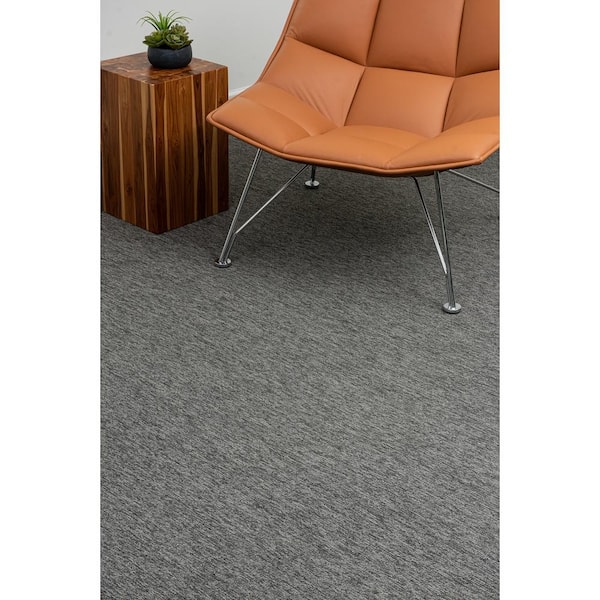 Newell - Ross - Blue Commercial/Residential 24 x 24 in. Glue-Down Carpet Tile Square (72 sq. ft.)