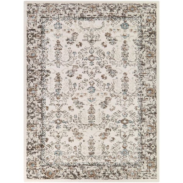 Alastair Charcoal 5 ft. 3 in. x 7 ft. Oriental Area Rug