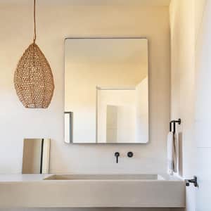 23.5 in. W x 30 in. H Rectangle Modern Framed Wall Bathroom Vanity Mirror