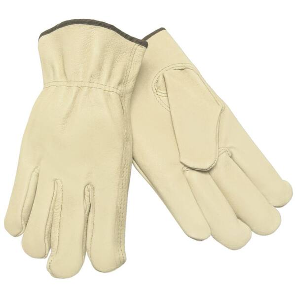 MSA Safety Works - Premium Grade Unlined Pigskin Large Driver Glove