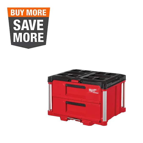 Milwaukee PACKOUT 10 in. Compact Portable Tool Box with Adjustable
