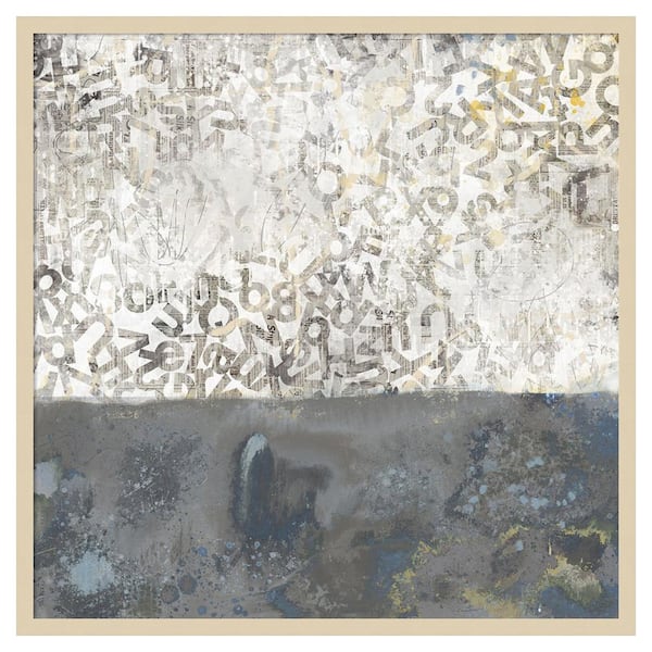 Amanti Art Almost There IV by Laura Gibson 33 in. W x 33 in. H. Wood Framed Wall Art Print Framed in Brown