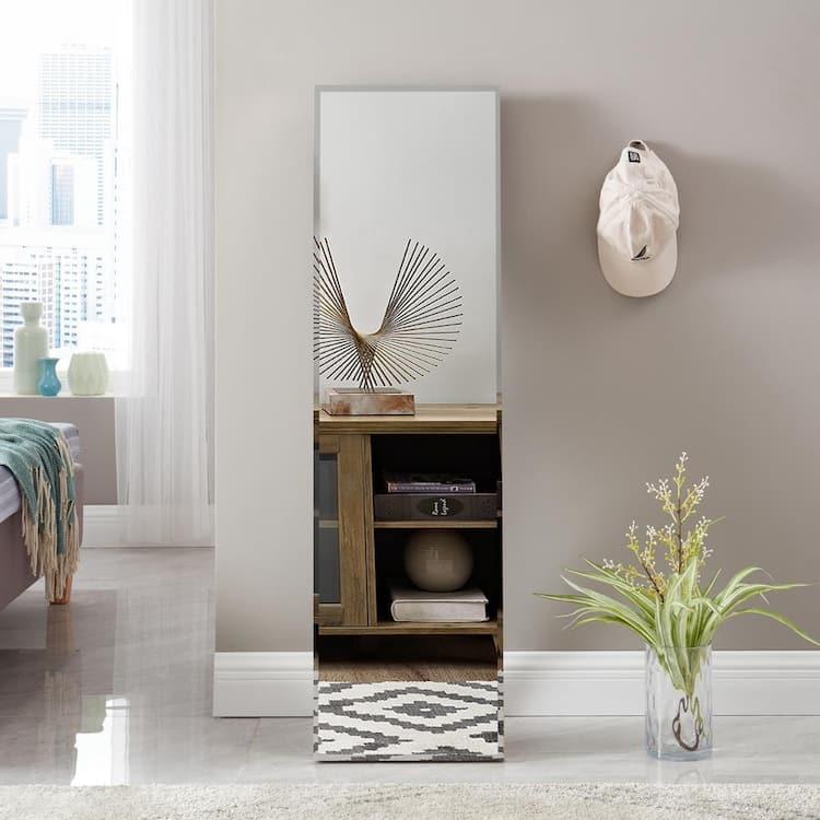 Glacier Bay 16 in. W x 60 in. H Rectangular Classic Frameless Wall Bathroom Vanity Mirror