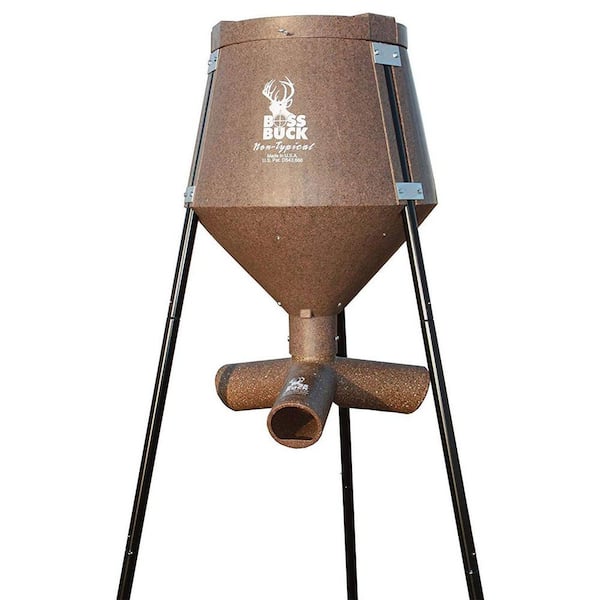 BOSS BUCK 200 lbs. Gravity Fed Tripod Corn and Protein Pellet Feeder (2-Pack)
