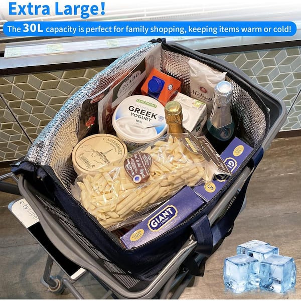 Misopily 32 qt. Oxford Fabric Insulated Cooler Bags Heavy Duty