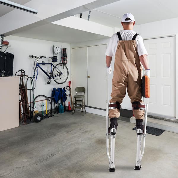 Drywall Stilts 18 in. to 30 in. Adjustable Aluminum Tool Stilts Durable and Non-slip Work Stilts