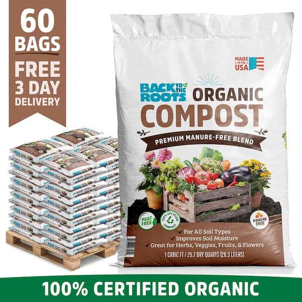 60 cu. ft. Organic Value Bulk Compost Soil Amendment Pallet