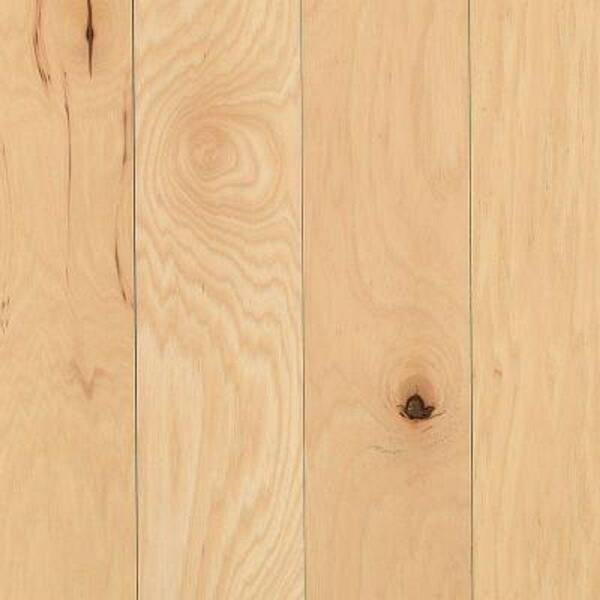 Mohawk Take Home Sample - Portland Hickory Natural Solid Hardwood Flooring - 5 in. x 7 in.