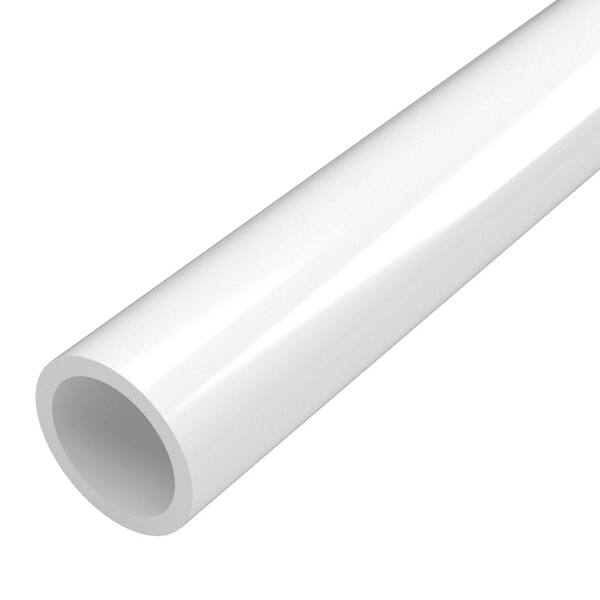 Formufit 1-1/4 in. x 5 ft. Furniture Grade Sch. 40 PVC Pipe in White