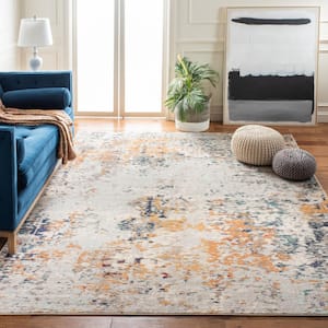 Madison Gray/Beige 12 ft. x 15 ft. Geometric Abstract Area Rug