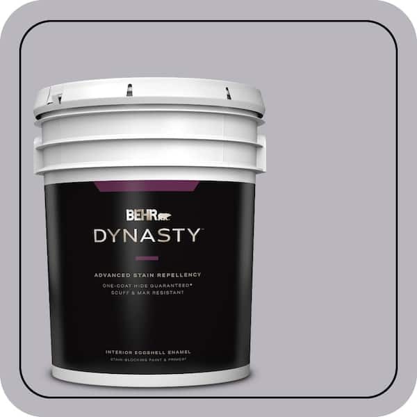 BEHR DYNASTY 5 gal. #N550-3 Best in Show One-Coat Hide Eggshell Enamel Interior Stain-Blocking Paint & Primer