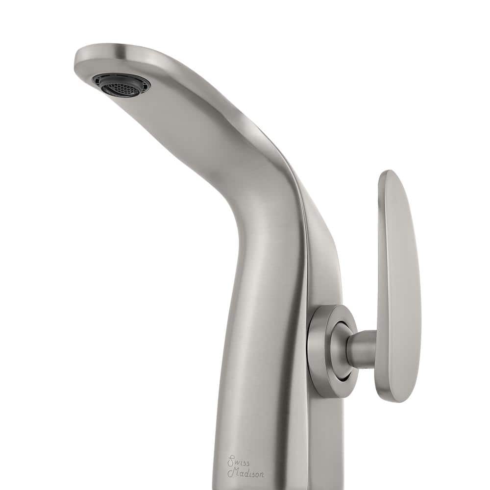 Chateau Brushed Nickel Single-Handle Bathroom Faucet