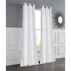  RYB HOME 2 Panels Pergola Curtains Outdoor - Linen Look  Waterproof White Sheer Curtains Half Privacy Outdoor Curtains for Patio  Porch Pool Hut Spa, 54 inches Wide x 96 inches Long 