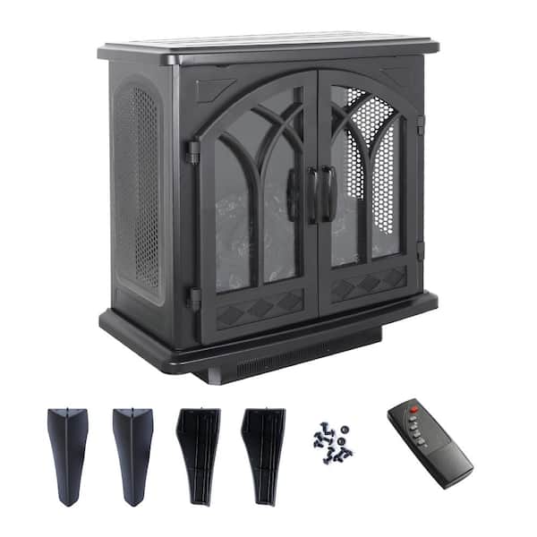 ToolCat 24 in. Freestanding Infrared Quartz Electric Fireplace