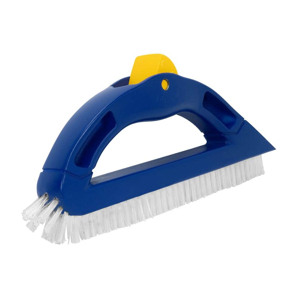 Rubbermaid Poly Fiber Soft Tile and Grout Brush in the Power