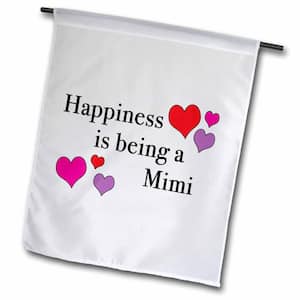 EvaDane 1 ft. x 1-1/2 ft. Happiness Is Being A Mimi Quotes Flag