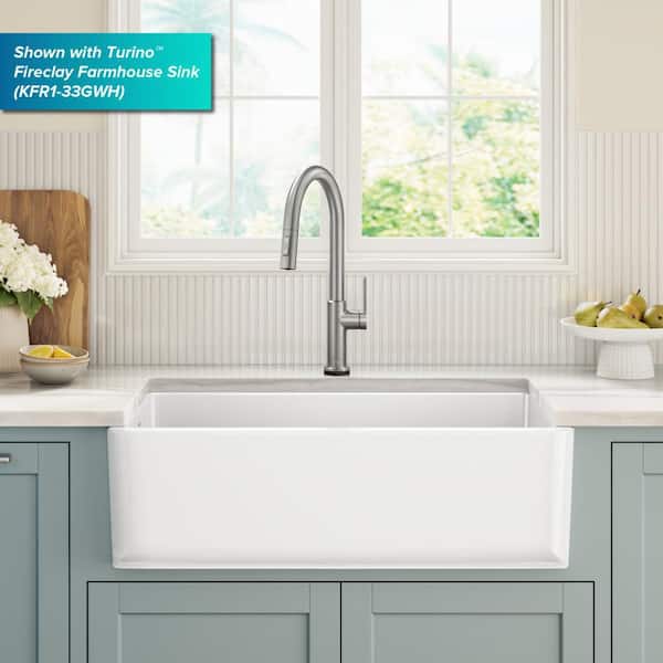 Oletto Touch Kitchen Faucet with Pull Down Sprayer in Spot-Free Stainless Steel