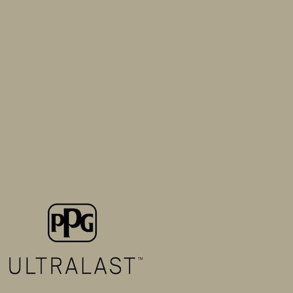 PPG UltraLast 5 gal. #PPG1027-4 Olive Gray Matte Interior Paint and Primer
